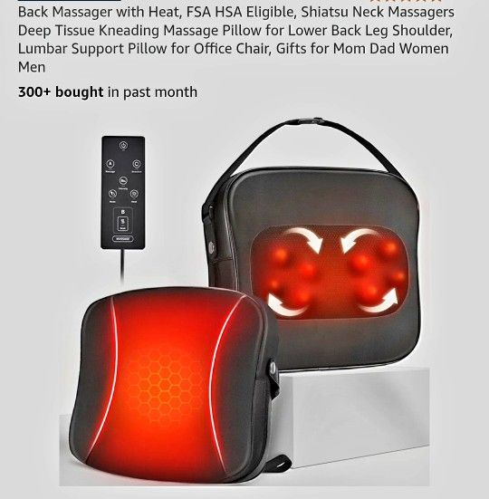  Shiatsu Neck And Back Massager With Heat