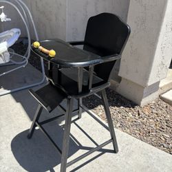 Baby High Chair Antique 