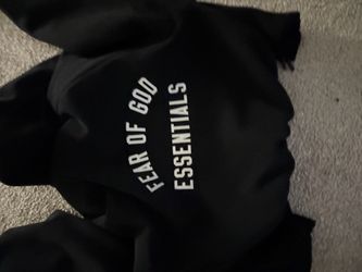 Fear of God Essentials Black Hoodie