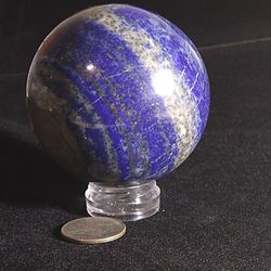 Large Natural Lapis Lazuli Polished Sphere