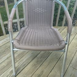 Brown Patio Chairs Set Of 6