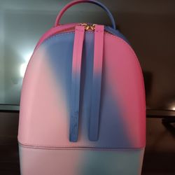 Girl's Fashion Rainbow Color Tender Jelly Backpack 