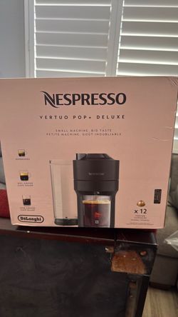 Nespresso Vertuo Pop + Deluxe