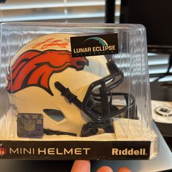 Jerry Jeudy Lunar Eclipse Mini Beckett COA Signed