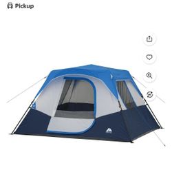 6 Person Instant Cabin Tent 