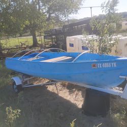 Fishing Boat And Trailer