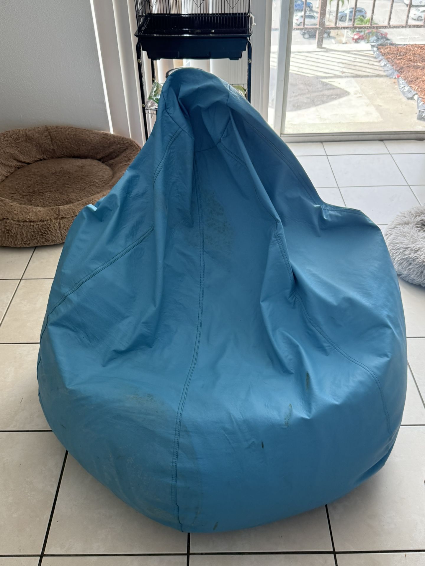Aqua Blue Bean Bag Chair