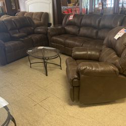 Recliner loveseat 799 recliner chair 399