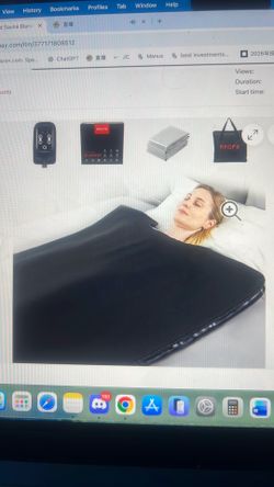 Portable infrared sauna blanket for home