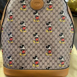 Authentic Gucci X Mickey Mouse Backpack 
