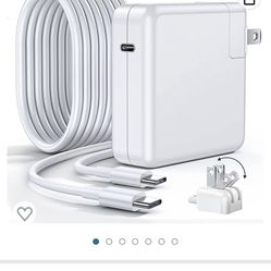 Mac Book Pro Charger - 105W USB C Charger Power Adapter Compatible with MacBook Pro 16, 15, 14, 13 & MacBook Pro 16, 15, 14, 13, iPad Pro 2021/2020/20