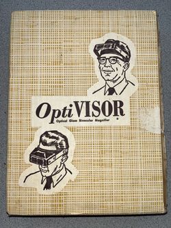 OptiVisor Optical Glass Binocular Magnifier