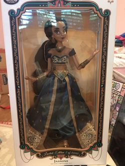 Collectable Disney Jasmine doll with cert. #1717