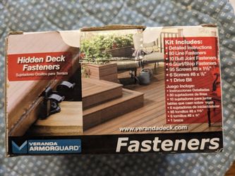 Hidden Deck Fasteners, Veranda Armorguard