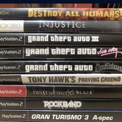 Ps2/Xbox Games