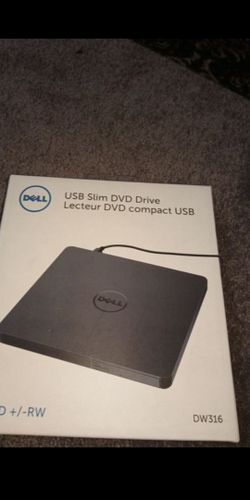 USB Slim DVD drive.
