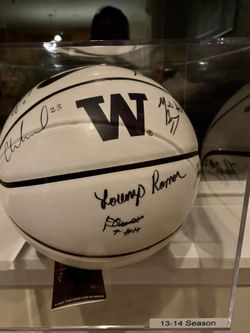 UW Men’s Basketball - Team Autograph - Coach Romar