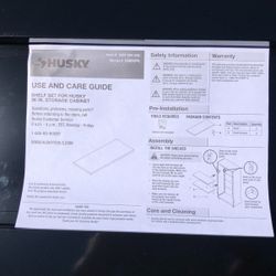 Husky 36” metal Shelf for storage cabinet