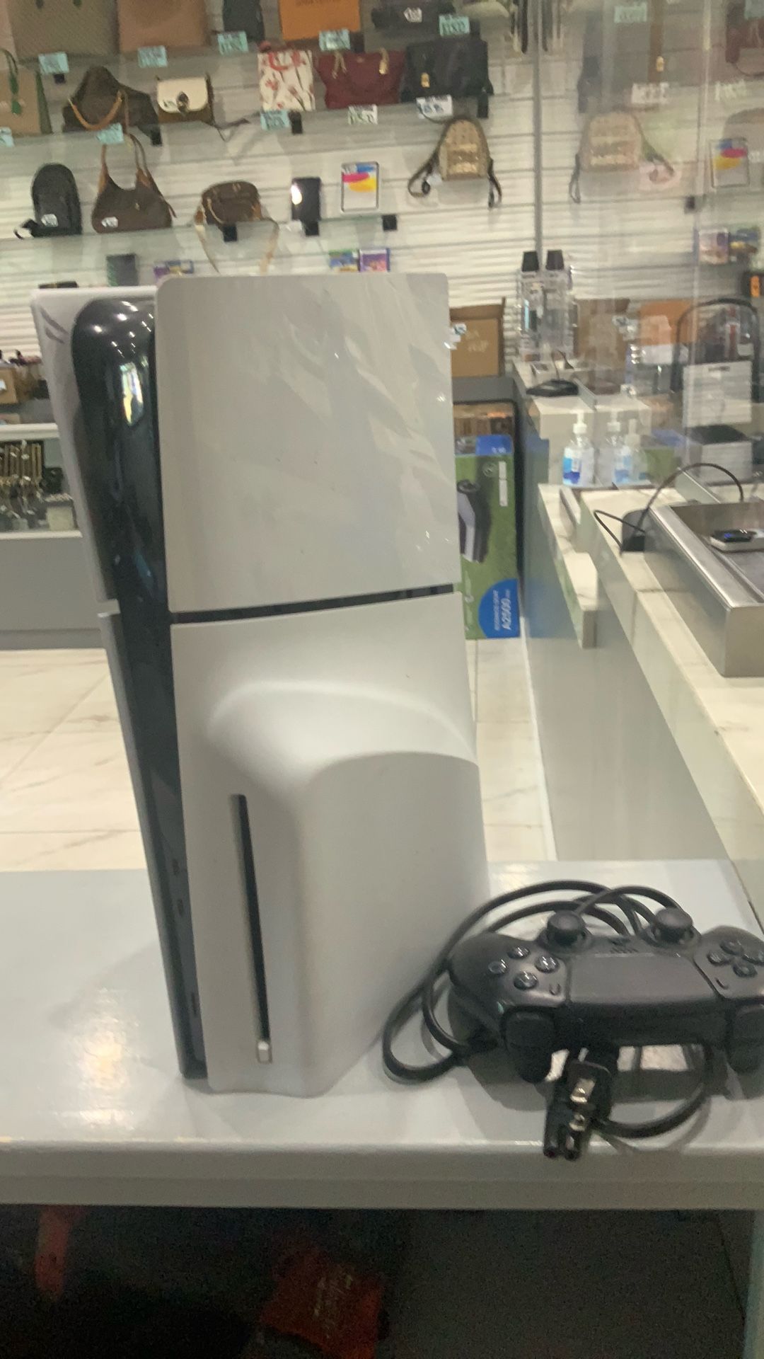 Sony PlayStation 5 Slim With Disc. Controller And Cords Works Perfect