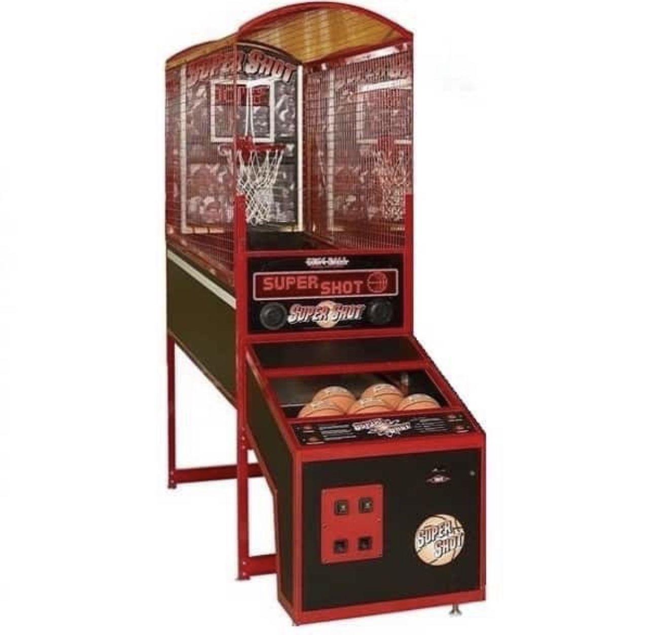 SUPERSHOT BASKETBALL MACHINE by SKEEBALL Excellent Condition Rare