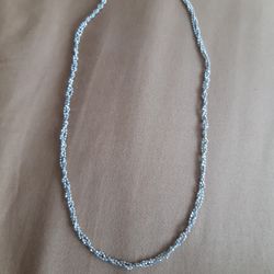 925 STERLING SILVER 3 In 1 CHAIN, 18 Inch