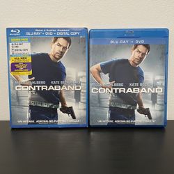 Contraband Blu-Ray DVD Combo Mark Wahlberg Kate Beckinsale 2012