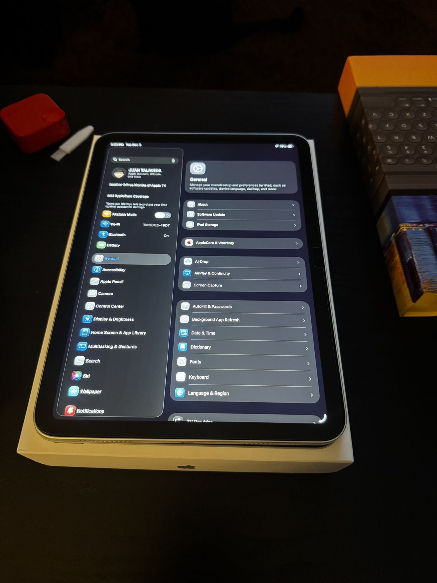 iPad 11 (A16) 128GB Silver And Extras