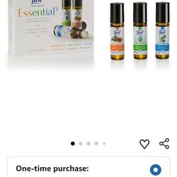 Swiss JUST Essential Oil - 3 Piece Set - Relaxation Trio for Sense Aromatherapy Bliss - 31 Herbal Oil, Guduchi, and Anti-Stress - 5ml
