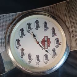Harley Davidson Wall Clock 2001