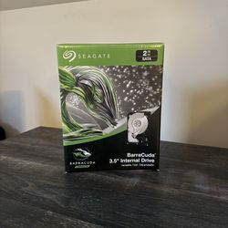 Seagate Barracuda 3.5” Internal Drive 2TB