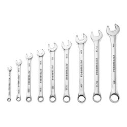  Brand New Fully Polished SAE Combination Wrench Set, 9 Piece set