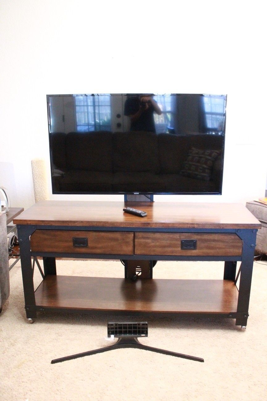Samsung 48 Inch Smart TV w/ Rolling Media Stand