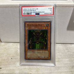 Yugioh Man Eater Bug 1st Edition PSA 3