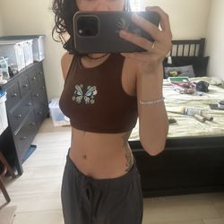Brown Croptop 