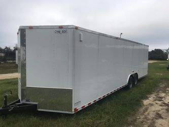 20 24 28 32 ENCLOSED VNOSE TRAILERS BRAND NEW FREE DELIVERY