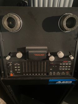 TASCAM TSR-8 1/2" 8-Track Reel-to-Reel Recorder + Alesis Studio Rack – Tested & Working