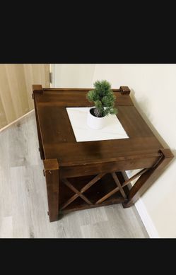 Solid Wood Coffee Table Side Table End Table Square Table Plant Stand Night Stand