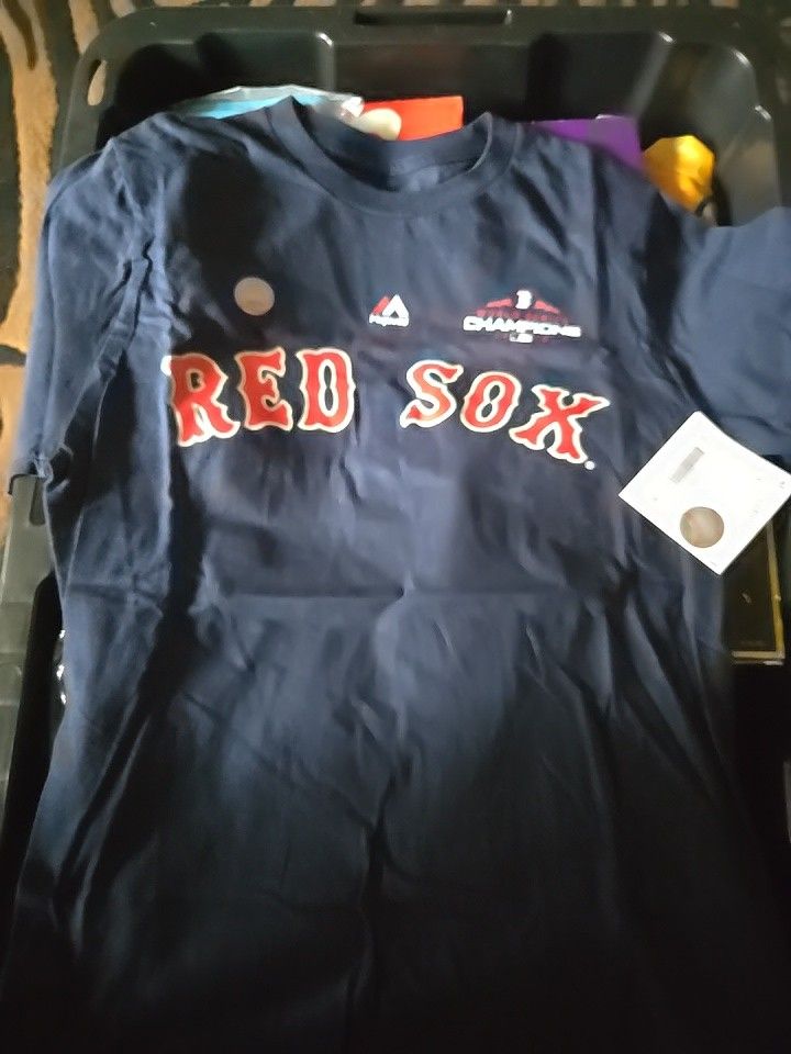 Majestic Red Sox 28 Martinez T-Shirt Size L