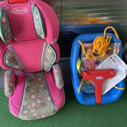 New little tikes swing plus booster seat