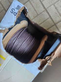 Brown Four Wire Shielded Twisted Pair Wire.