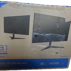 AOC 24” LCD Monitor 
