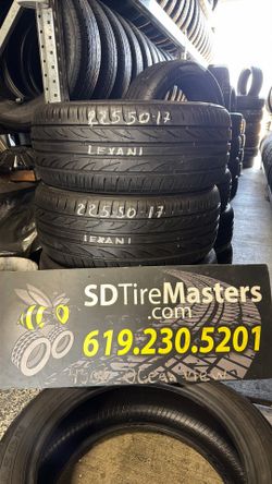 2 Lexani tires (225-50-17)