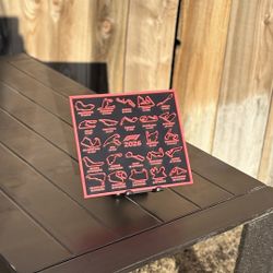 F1 2026 3D Printed Calendar with Dates and Track