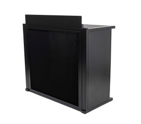 Headliner HL30080 Solana Portable DJ Booth with Carry Bag - Black
