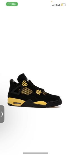 Jordan 4 Yellow Thunder 