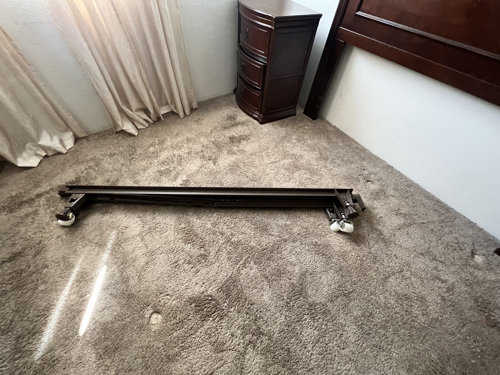 Queen size metal bed frame