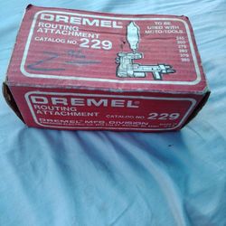 Vintage 1980s Dremel routing attachment 