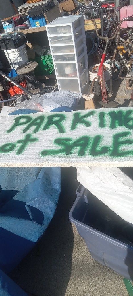 Tomorrow And Sunday. Big Parking Lot Sale. 1290 West Lambert Rd. Brea