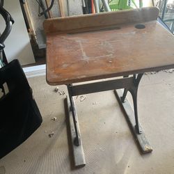 Antique School Desk