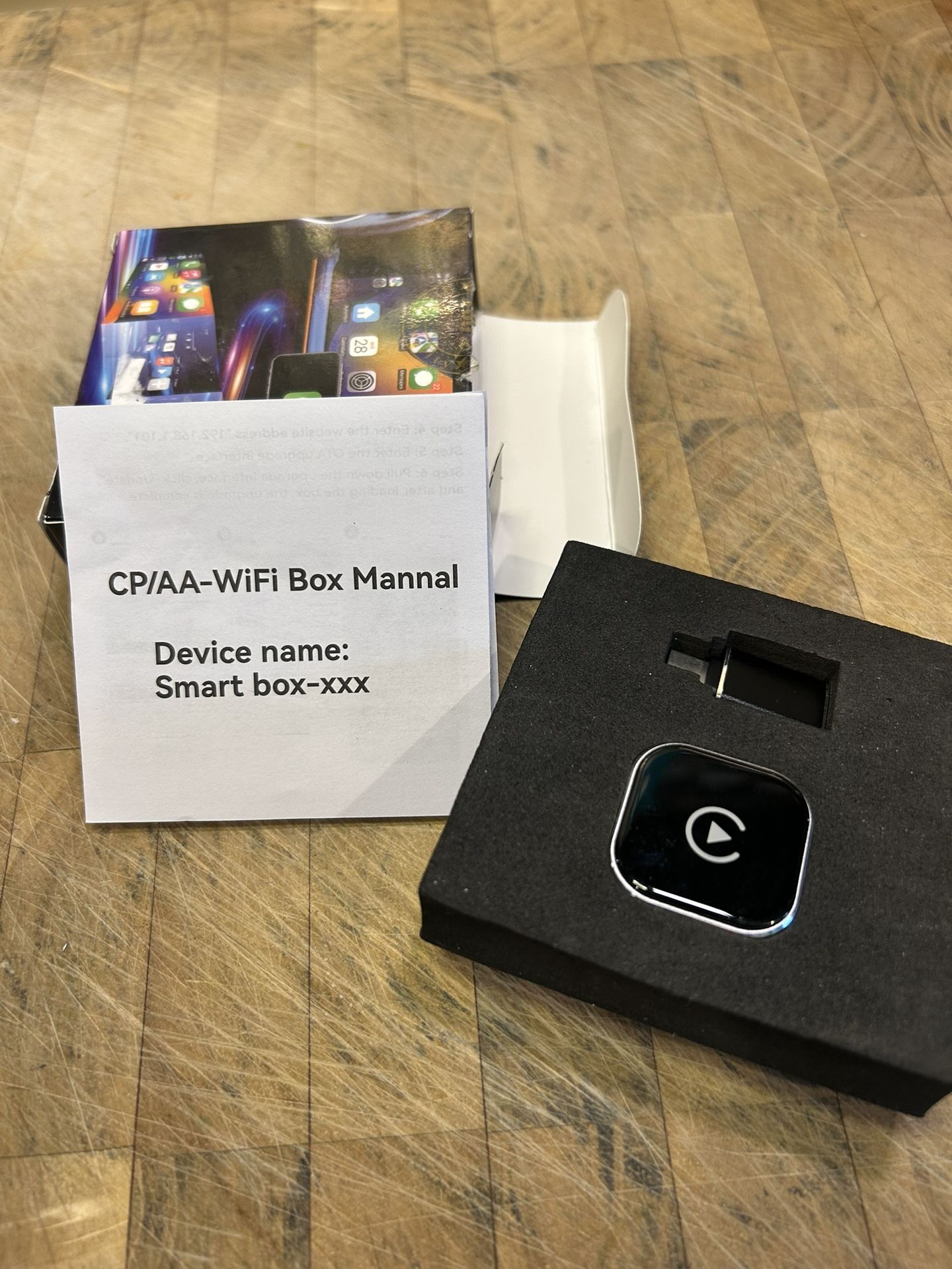 NEW Mini Wireless CarPlay Adapter for iPhone, for Apple Carplay & Android Auto